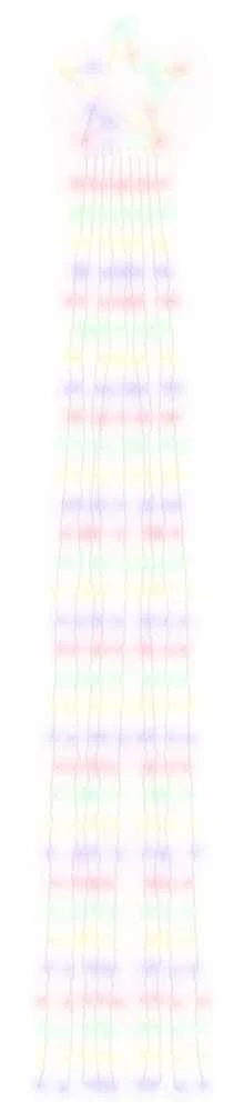 Kalėdų eglutės girlianda, spalvota, 375cm, 320 LED lempučių
