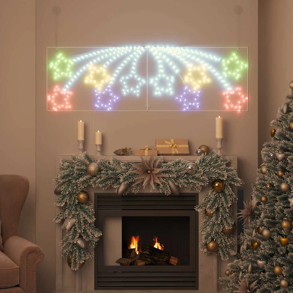 Kalėdų Žvaigždė 432 LED Įvairiaspalvis 182 x 58 cm PVC