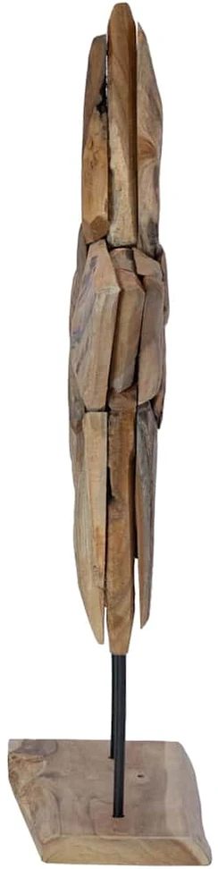 Kalėdų žvaigždė LED Ruda 59,5 x 18 x 74 cm Kieto teka medžio