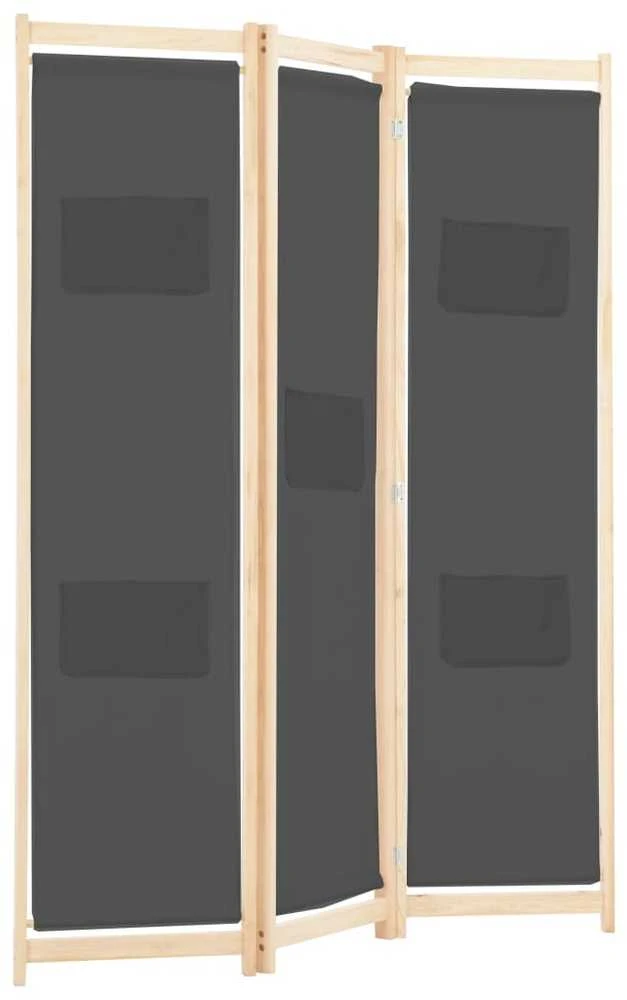 Kambario pertvara, 3 d., pilkos sp., 120x170x4cm, audinys