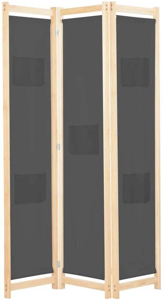 Kambario pertvara, 3 d., pilkos sp., 120x170x4cm, audinys