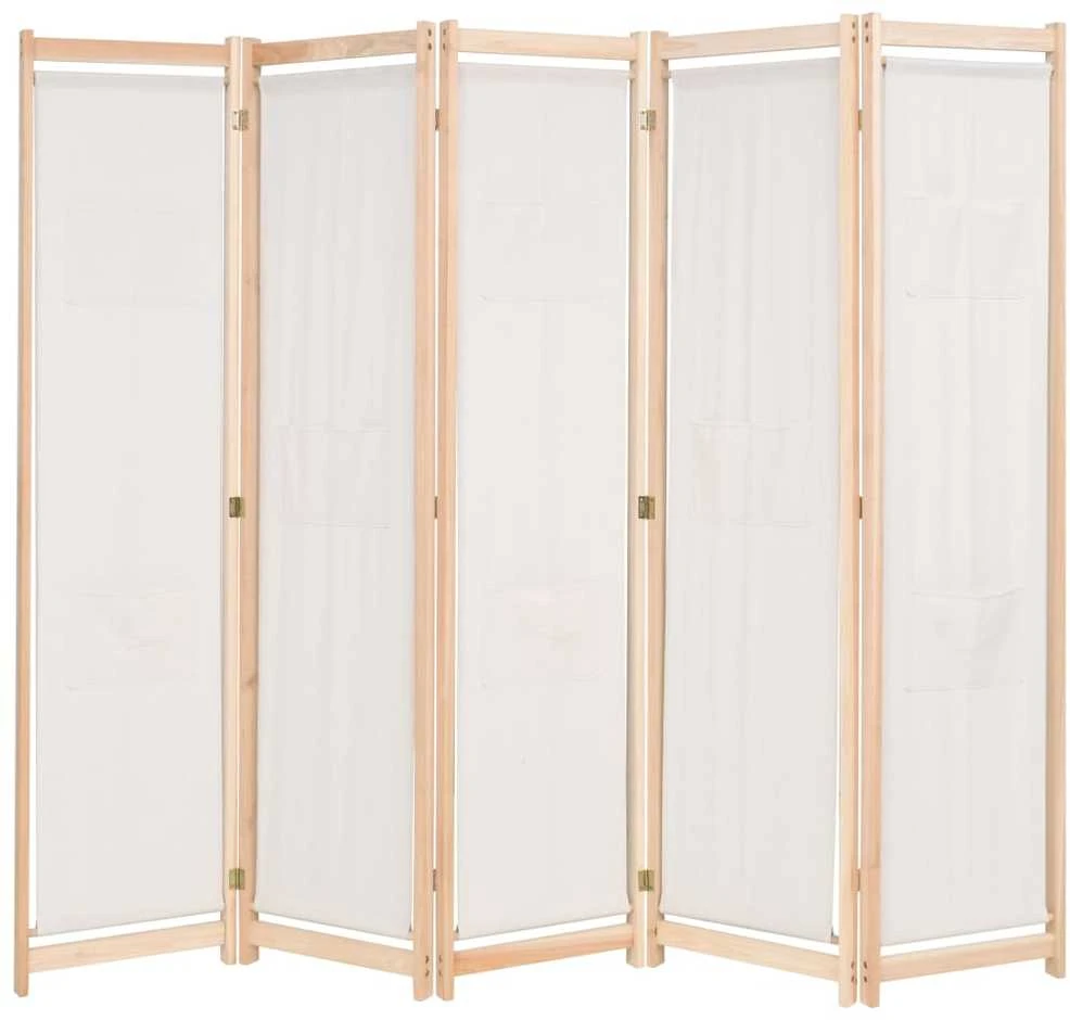 Kambario pertvara, 5 d., kreminės sp., 200x170x4cm, audinys