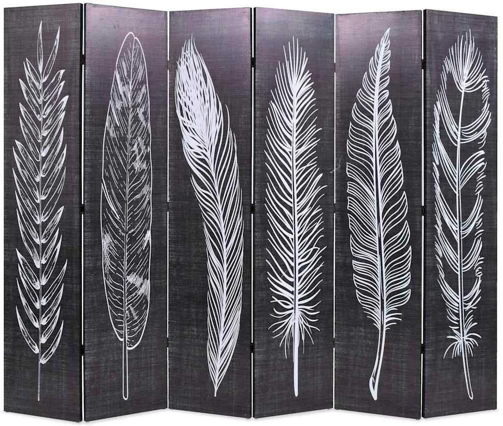 Kamb. pertvara, sulankst., 228x170cm, juod. balt. sp. plunksn.