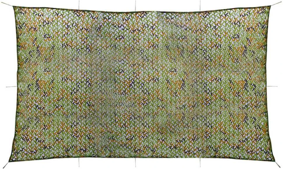 Kamufliažinis tinklas su laikymo krepšiu, žalios spalvos, 2x7m