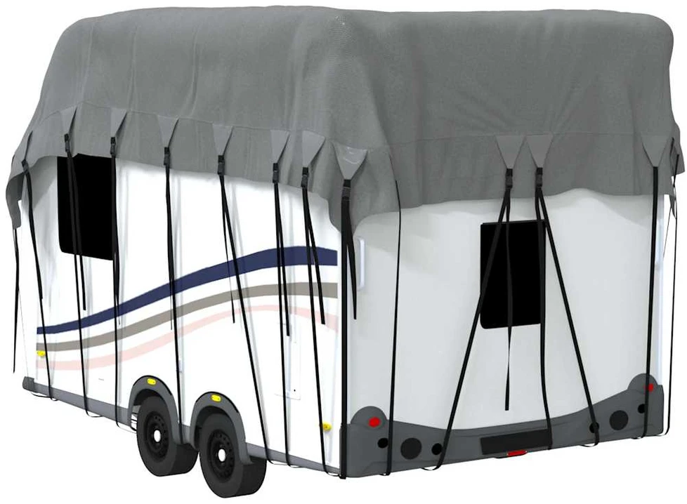 Karavano stogo dangtis, pilkas, 600x300cm, neaustinis audinys