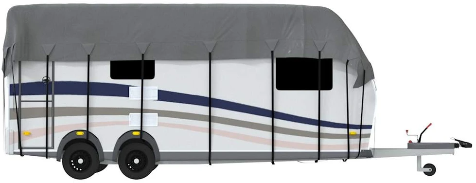 Karavano stogo dangtis, pilkas, 700x300cm, neaustinis audinys