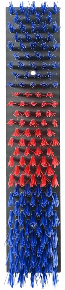 Karvių šepetys Raudona ir mėlyna 50 x 10 x 6,5 cm PP