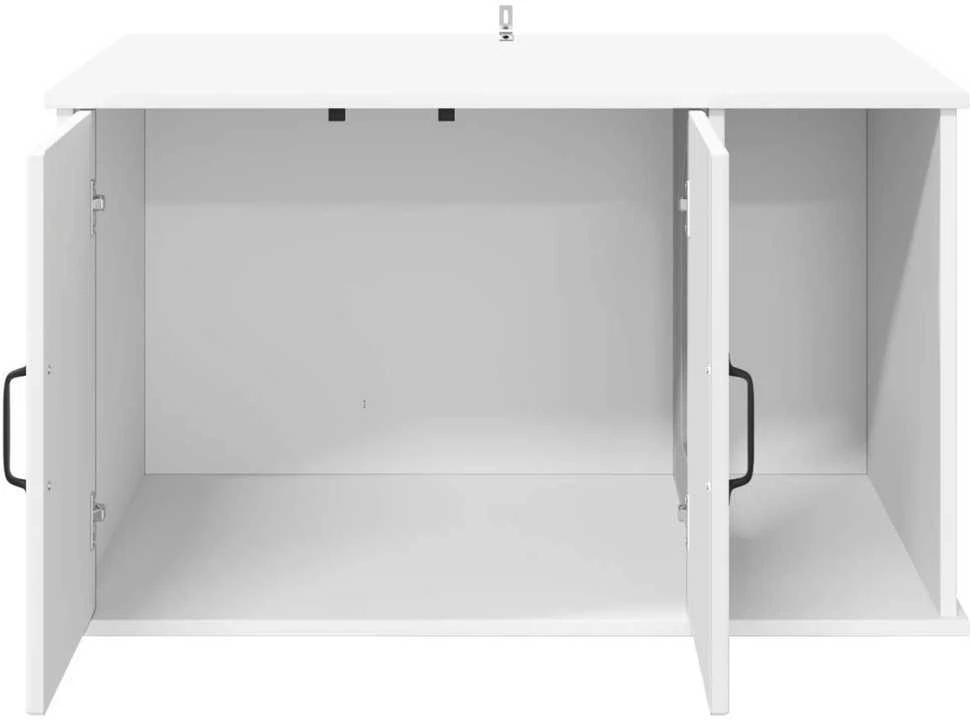 Katės namelis Balta 85 x 55 x 50,5 cm Apdirbta mediena