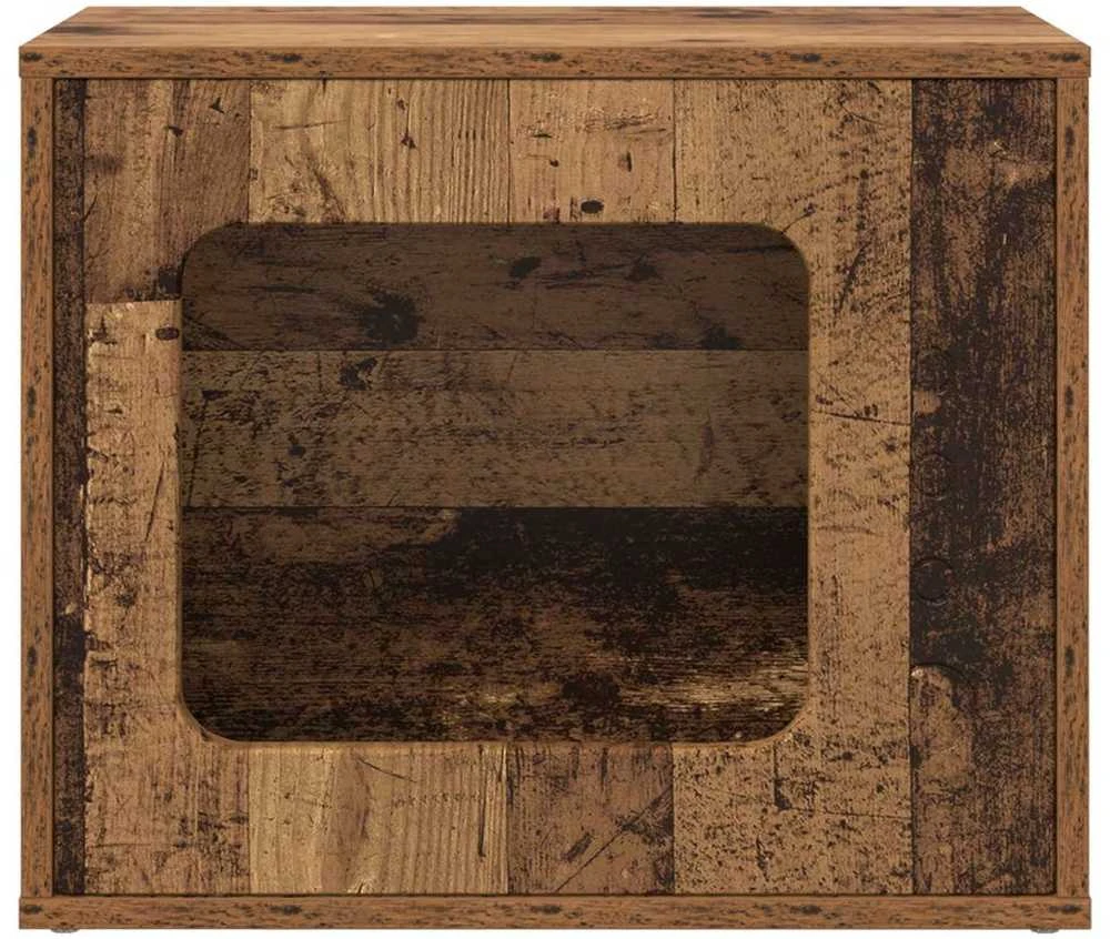 Katės namelis Senas medis 51 x 30 x 42,5 cm Apdirbta mediena