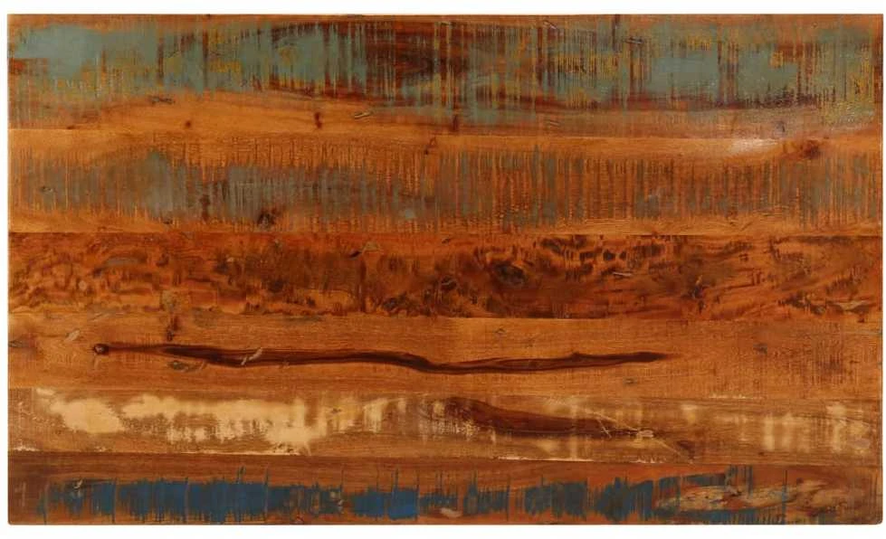 Kavos stal. su lentyna, 100x60x35cm, perdirbtos medienos masyv.
