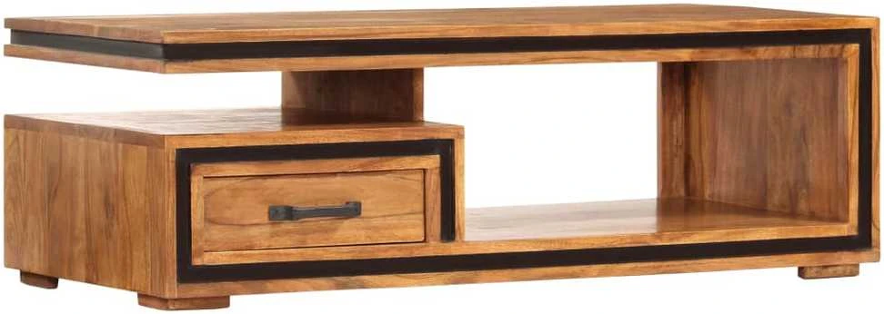 Kavos staliukas, 100x45x33cm, akacijos medienos masyvas