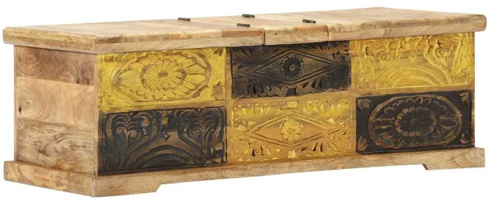 Kavos staliukas, 100x50x35 cm, mango medienos masyvas