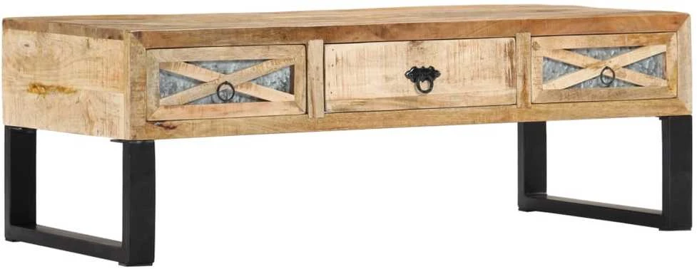 Kavos staliukas, 110x50x38 cm, mango medienos masyvas