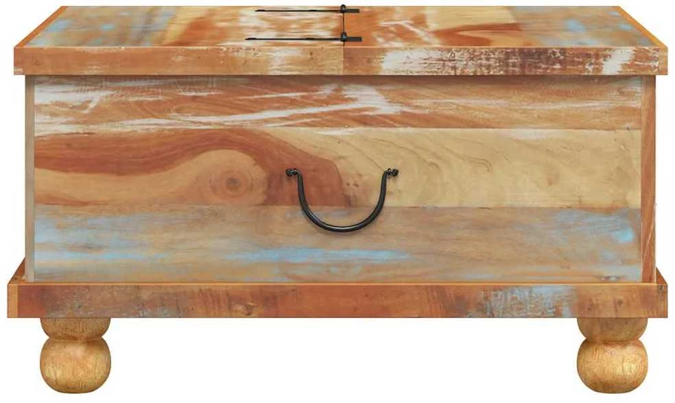 Kavos staliukas, perdirbta mediena, 70x70x38cm