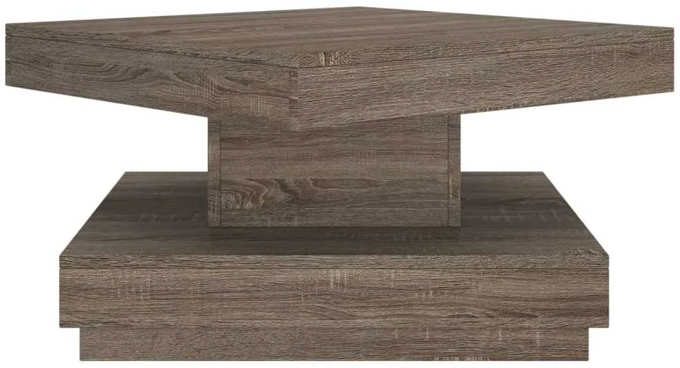 Kavos staliukas, pilkos spalvos, 60x60x35cm, MDF