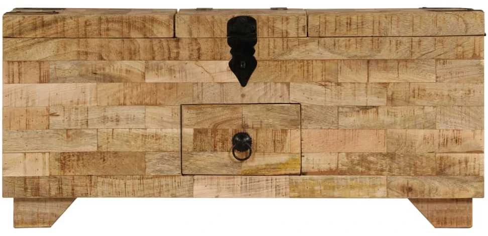 Kavos staliukas, tvirta mango mediena, 80x40x35cm