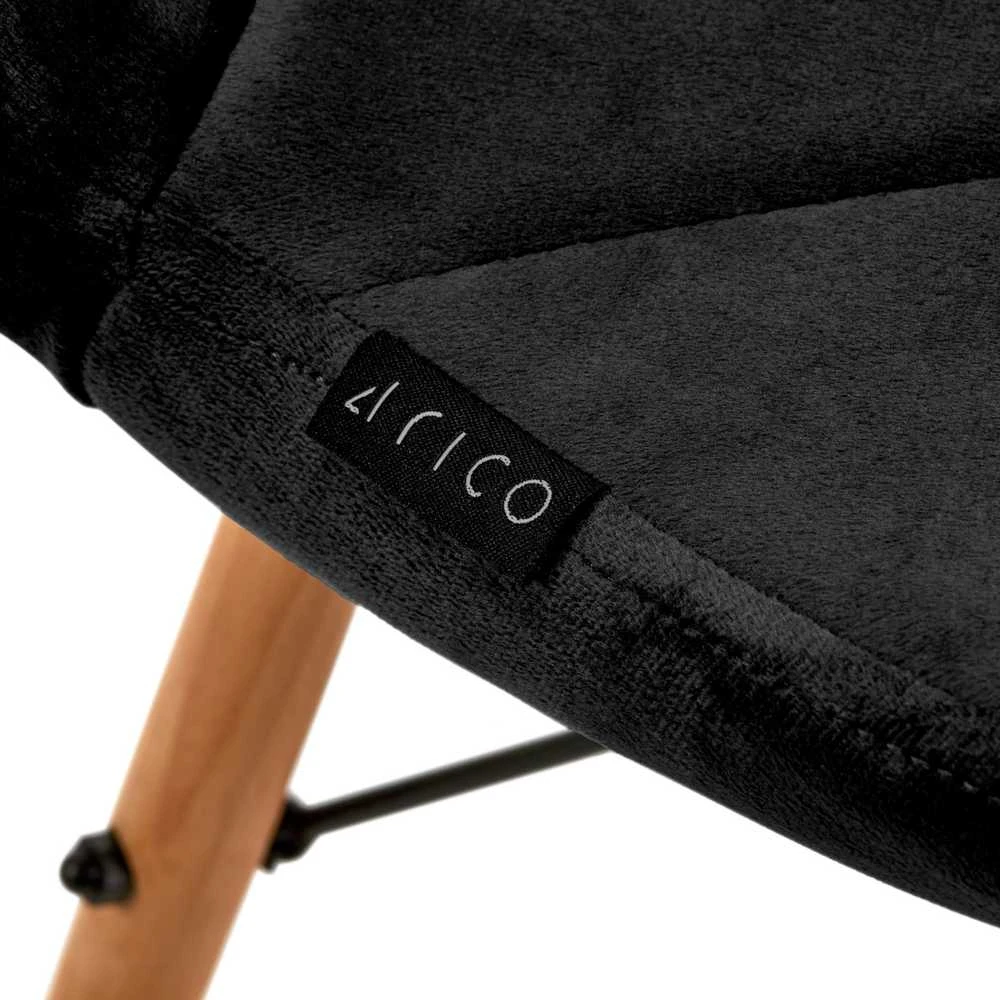 Activeshop Kėdė 4Rico QS-186 Scandi Velvet Juodas