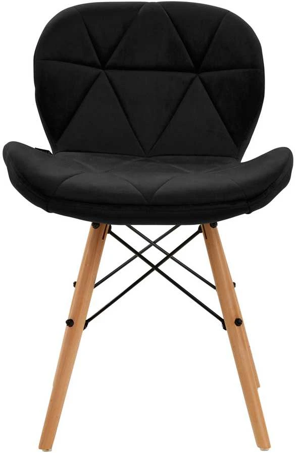 Activeshop Kėdė 4Rico QS-186 Scandi Velvet Juodas