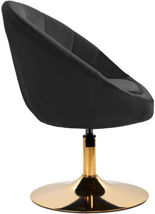 Activeshop Pasukamas fotelis 4Rico QS-BL12G Velvet Juodas