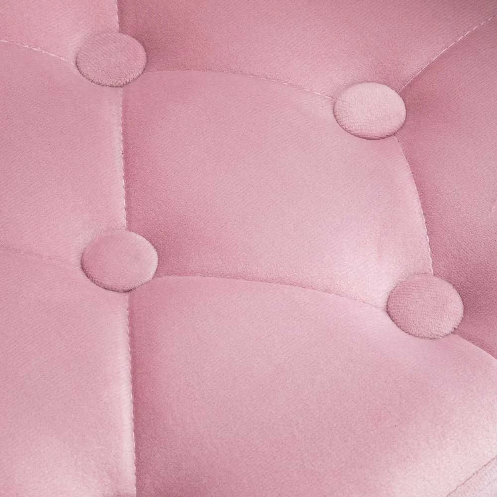 Activeshop Biuro kėdė su ratukais 4Rico QS-OF213G Velvet Rožinė