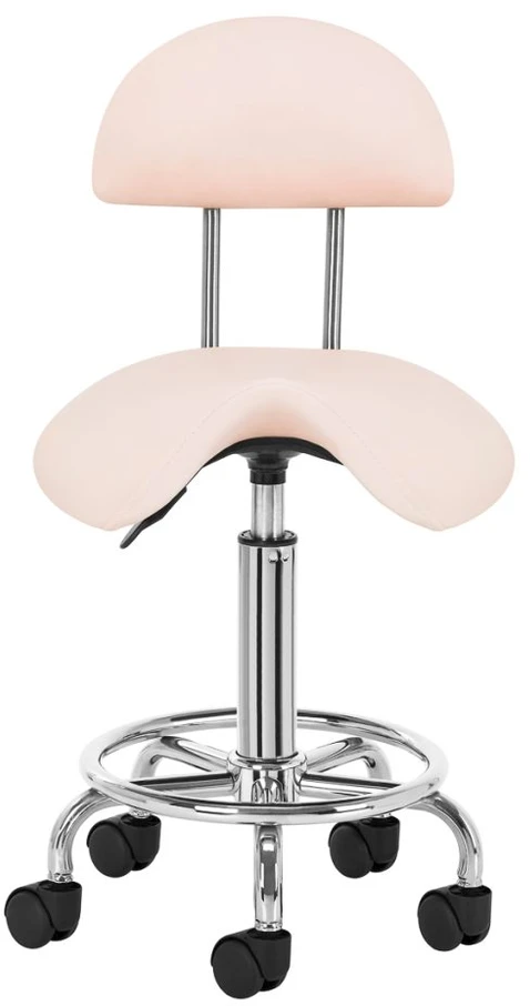 Activeshop Kosmetologinė meistro kėdutė 6001 pink
