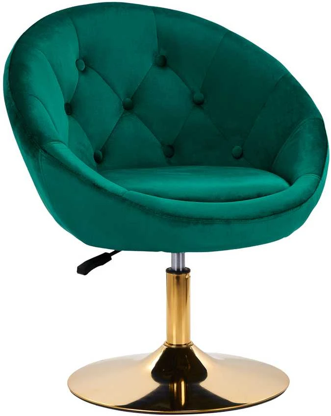 Activeshop Pasukamas fotelis 4Rico QS-BL12G Velvet Žalias