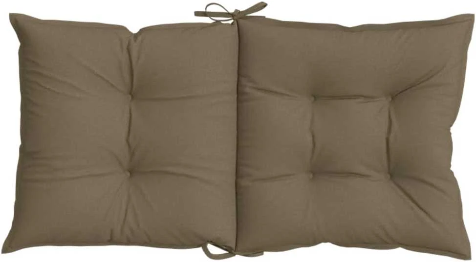 Kėdės pagalvėlės, 2vnt., taupe, 100x50x7cm, audinys
