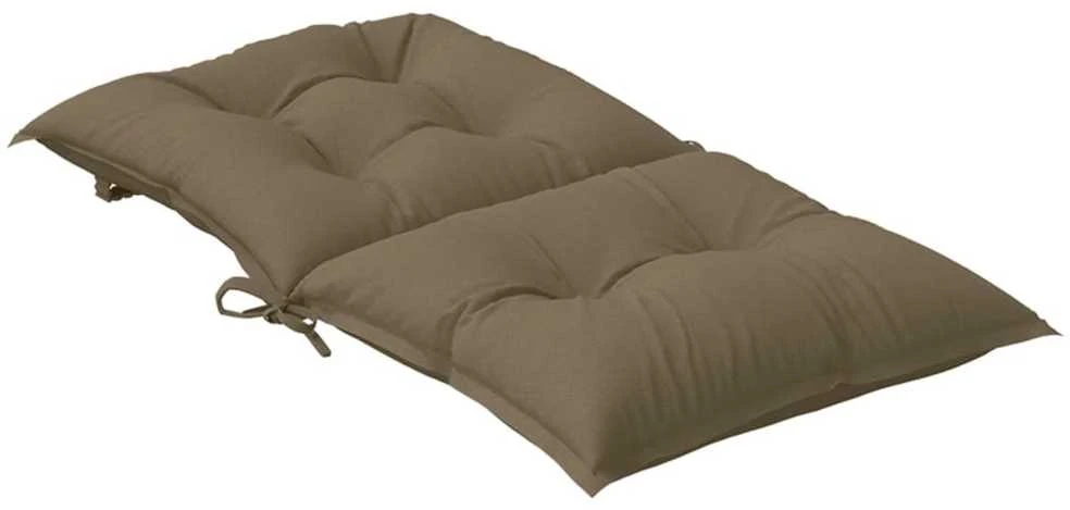 Kėdės pagalvėlės, 2vnt., taupe, 100x50x7cm, audinys