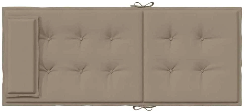 Kėdės pagalvėlės, 2vnt., taupe spalvos, oksfordo audinys