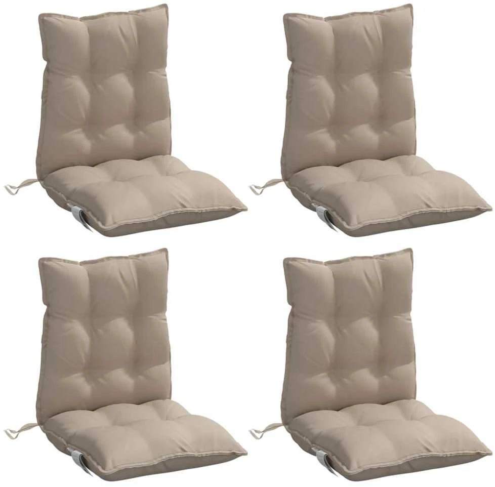 Kėdės pagalvėlės, 4vnt., taupe, oksfordo audinys