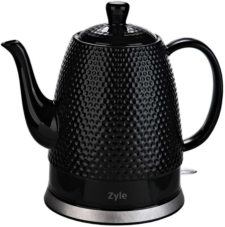 Keramikinis virdulys Zyle ZY17KWS, talpa 1,5 l, juodas