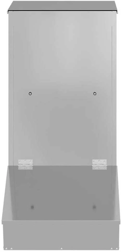 Kiaulių šėrykla Sidabro 55 x 38 x 76 cm 20 kg Cinkuota plienas