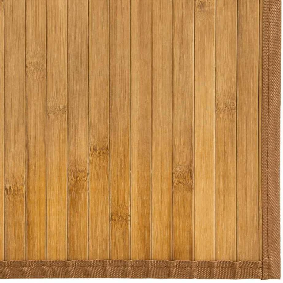 Kilimas, natūralios spalvos, 60x300cm, bambukas, stačiakampis