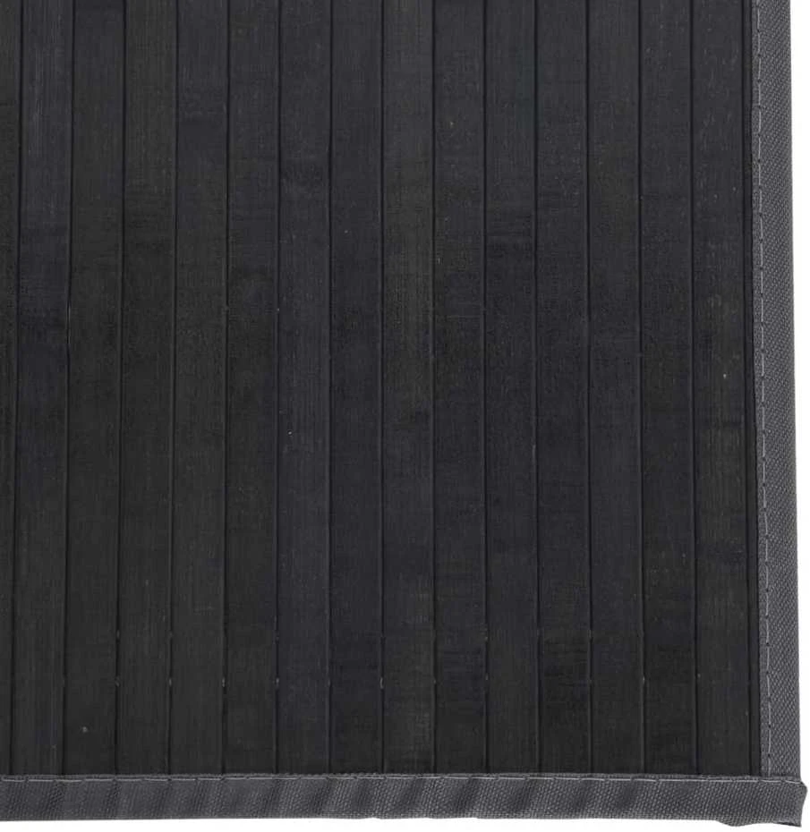 Kilimas, pilkos spalvos, 60x300cm, bambukas, stačiakampis