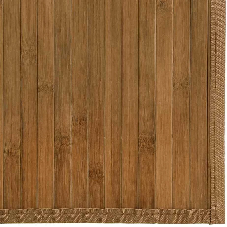 Kilimas, rudos spalvos, 100x300cm, bambukas, stačiakampis