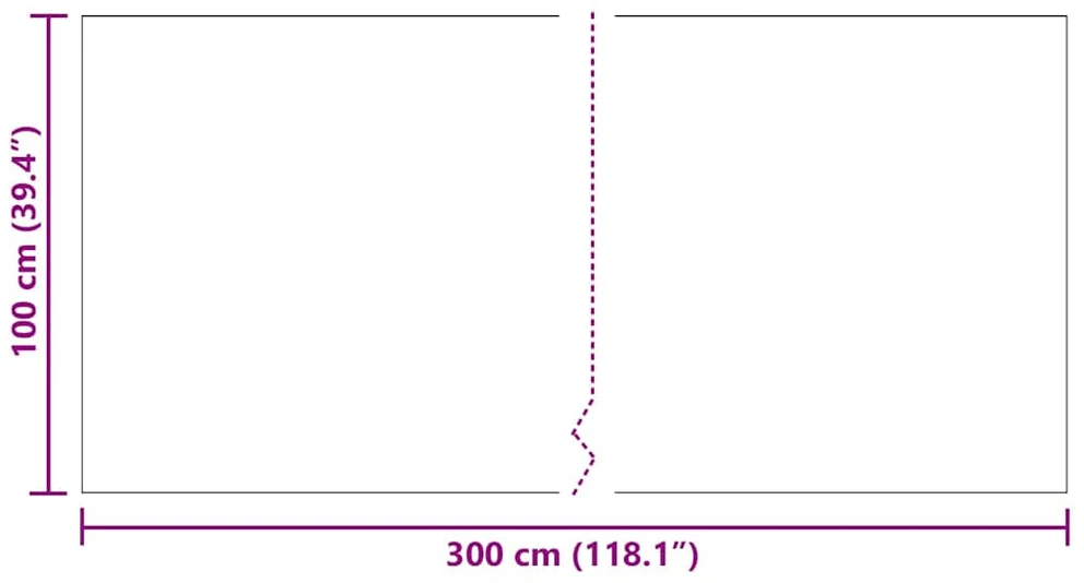 Kilimėlio bėgimo kilimas Šviesiai pilka 100 x 300 cm audinys