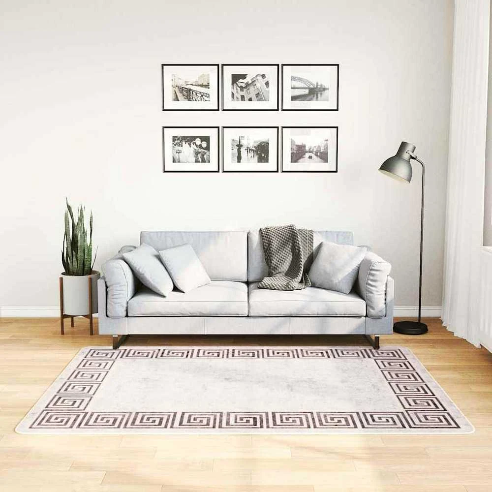Kilimas, šviesus smėlio, 120x180cm, neslystantis, skalbiamas