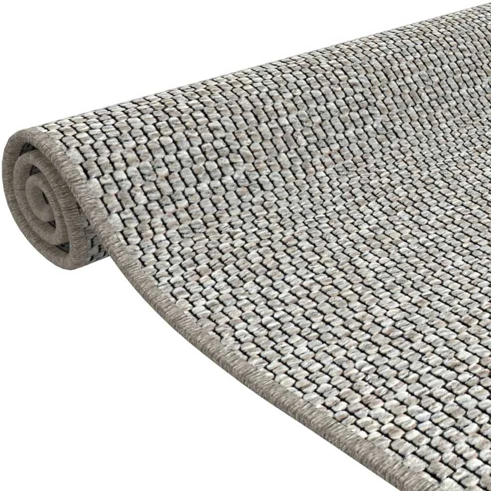 Kilimas-takelis, taupe spalvos, 50x100cm, sizalio imitacija