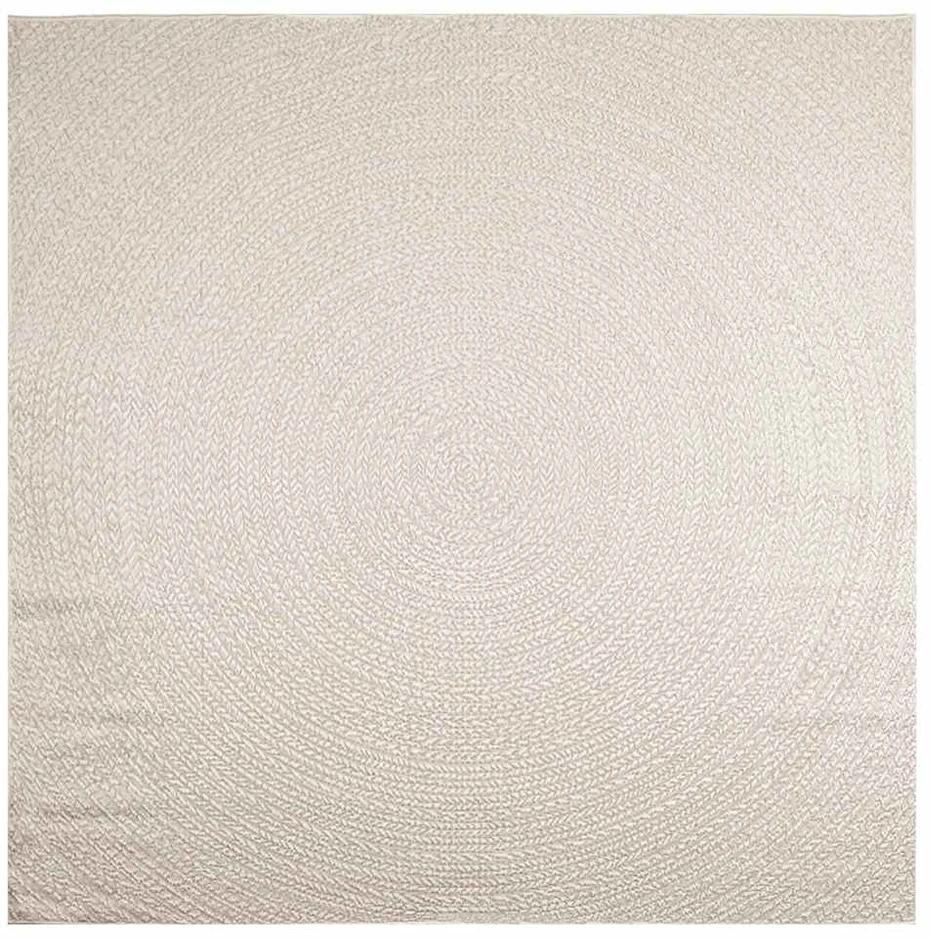 Kilimas ZIZUR, 240x240 cm, džiuto imitacija,us ir lauko