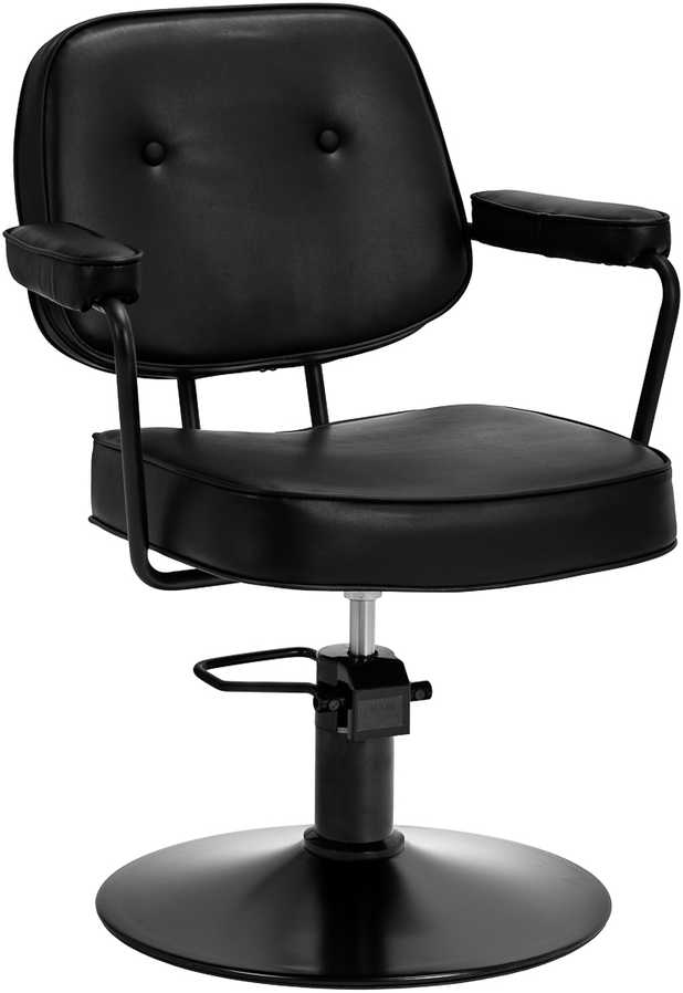 Activeshop Kirpėjo kėdė Hair System Tru Noir juoda