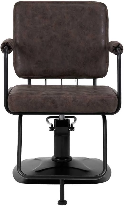 Activeshop Kirpyklos kėdė Gabbiano Professional Hairdressing Chair Katania Loft Old Leather Dark Brown