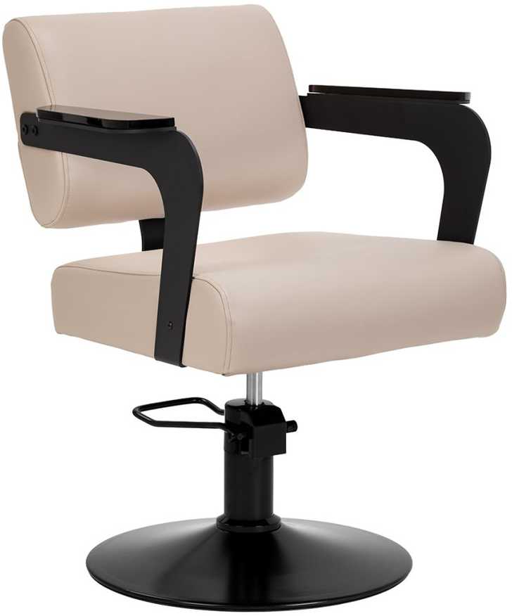 Activeshop Kirpyklos kėdė Hair System Jet Latte rusvai gelsvas