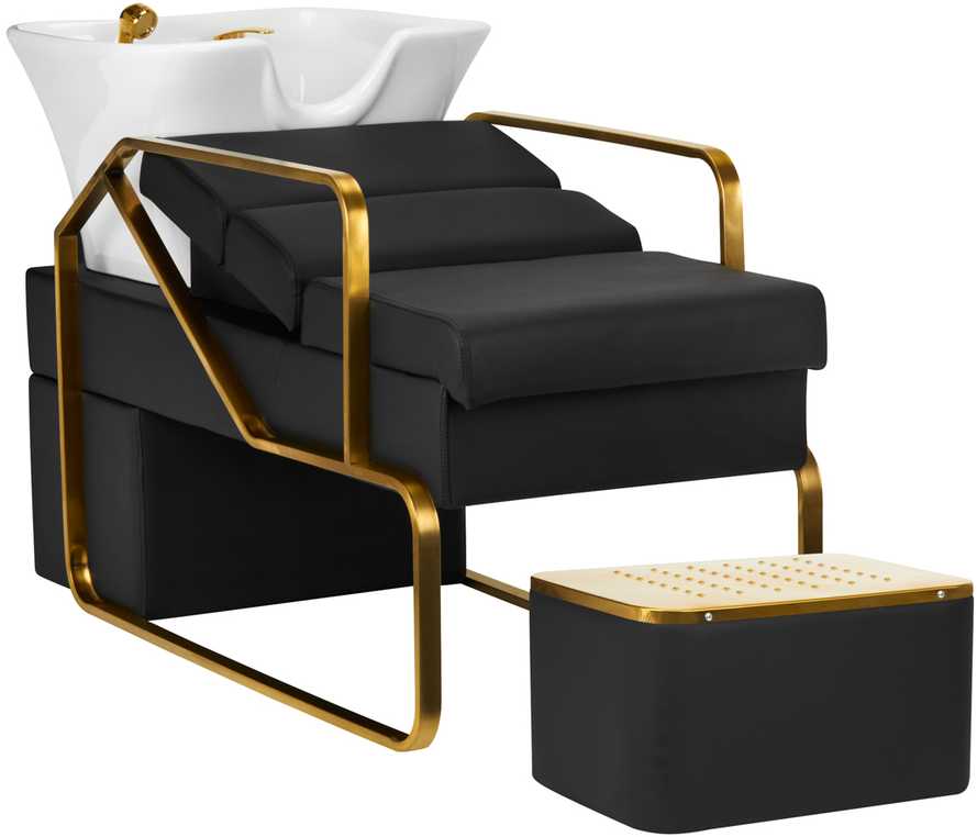Activeshop Kirpyklos plautuvė Gabbiano Diana Gold Juodas