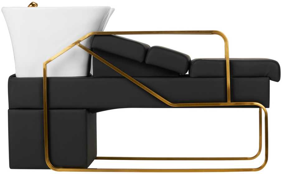 Activeshop Kirpyklos plautuvė Gabbiano Diana Gold Juodas