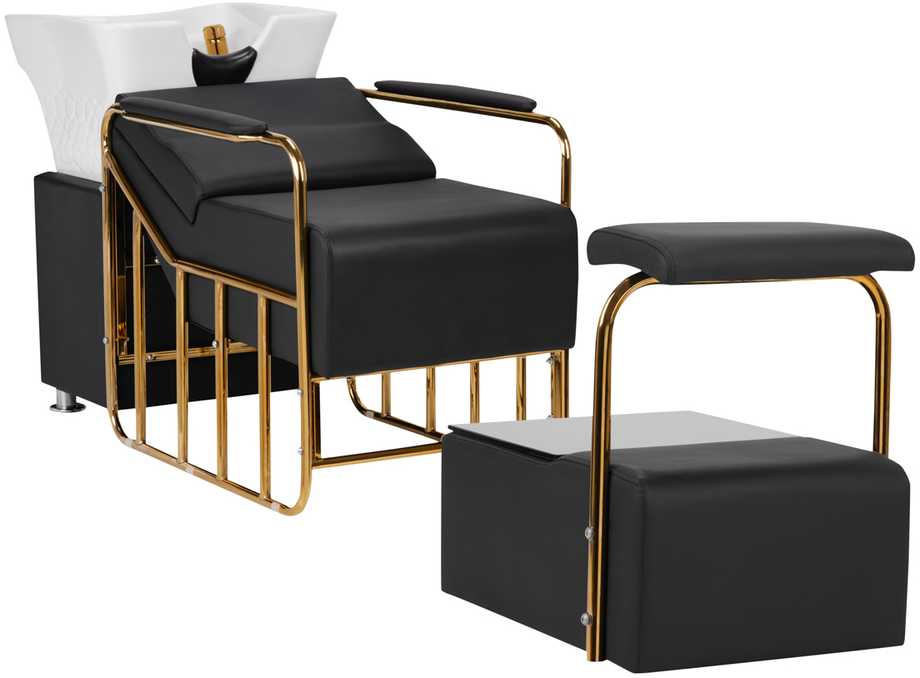 Activeshop Kirpyklos plautuvė Gabbiano Mayka Gold Juodas