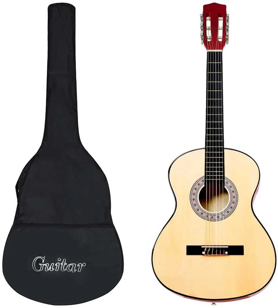 Klasikinė gitara su dėklu pradedantiesiems, 3/4 36"