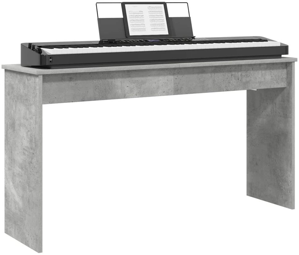 Klaviatūros stovas Betono pilka 120 x 32 x 64 cm