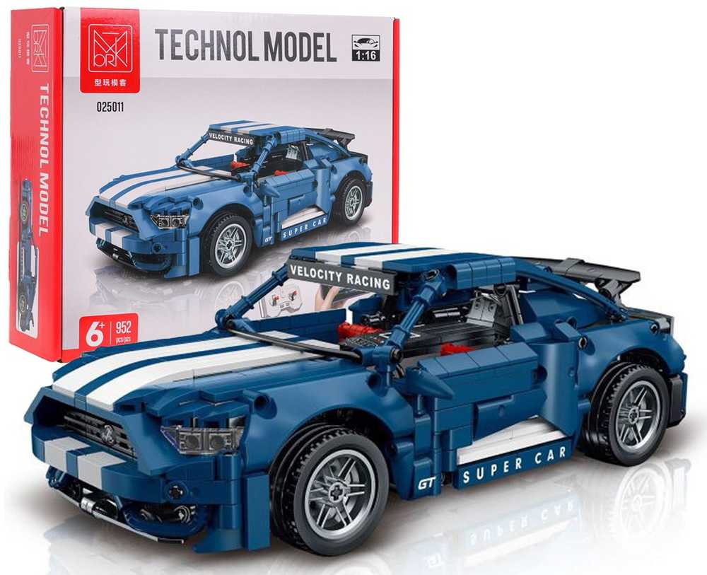 Ramiz Techniniai blokeliai sportiniam automobiliui Mėlyna 952 vnt.