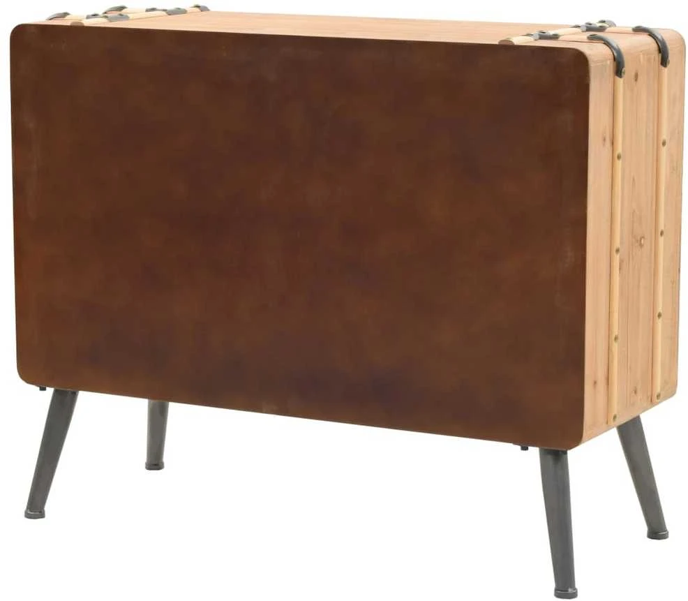 Komoda, masyvi eglės mediena, 91x35x73cm