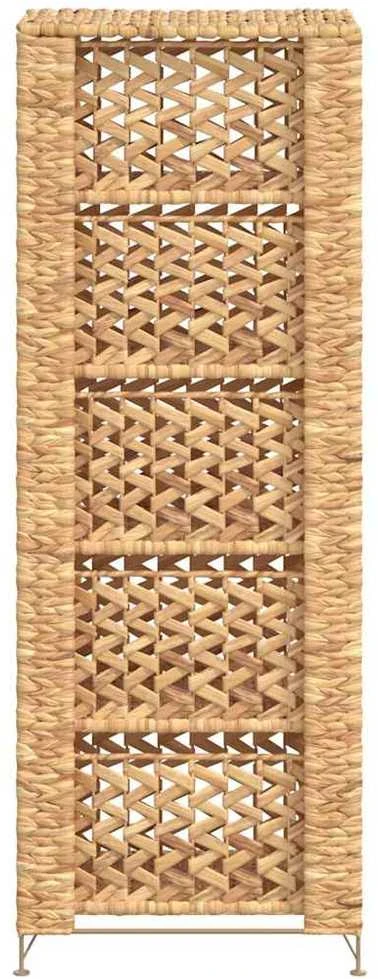 Komoda su 5 krepšiais, 25,5x37x100cm, vandens hiacintas